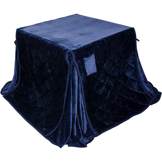 Kotatsu Futon for Table, High Type, Kotatsu Futon, Single Item, Space Saving Type, Dining Kotatsu Futon, Dining Kotatsu Futon, Space Saving, Rectangular Comforter, Kotatsu Comforter, Moisture Absorbent, Heat Generating, Washable, Fluffy Feel, Plain, Flan