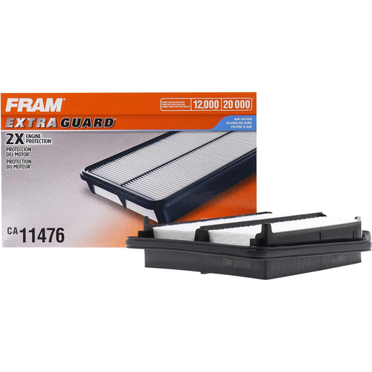 Fram EXTRA GUARD CA11476 Replacing Engine Air Filter Honda Accord Acura TLX (2.4L) Maximum 12 months or 12,000 miles protection