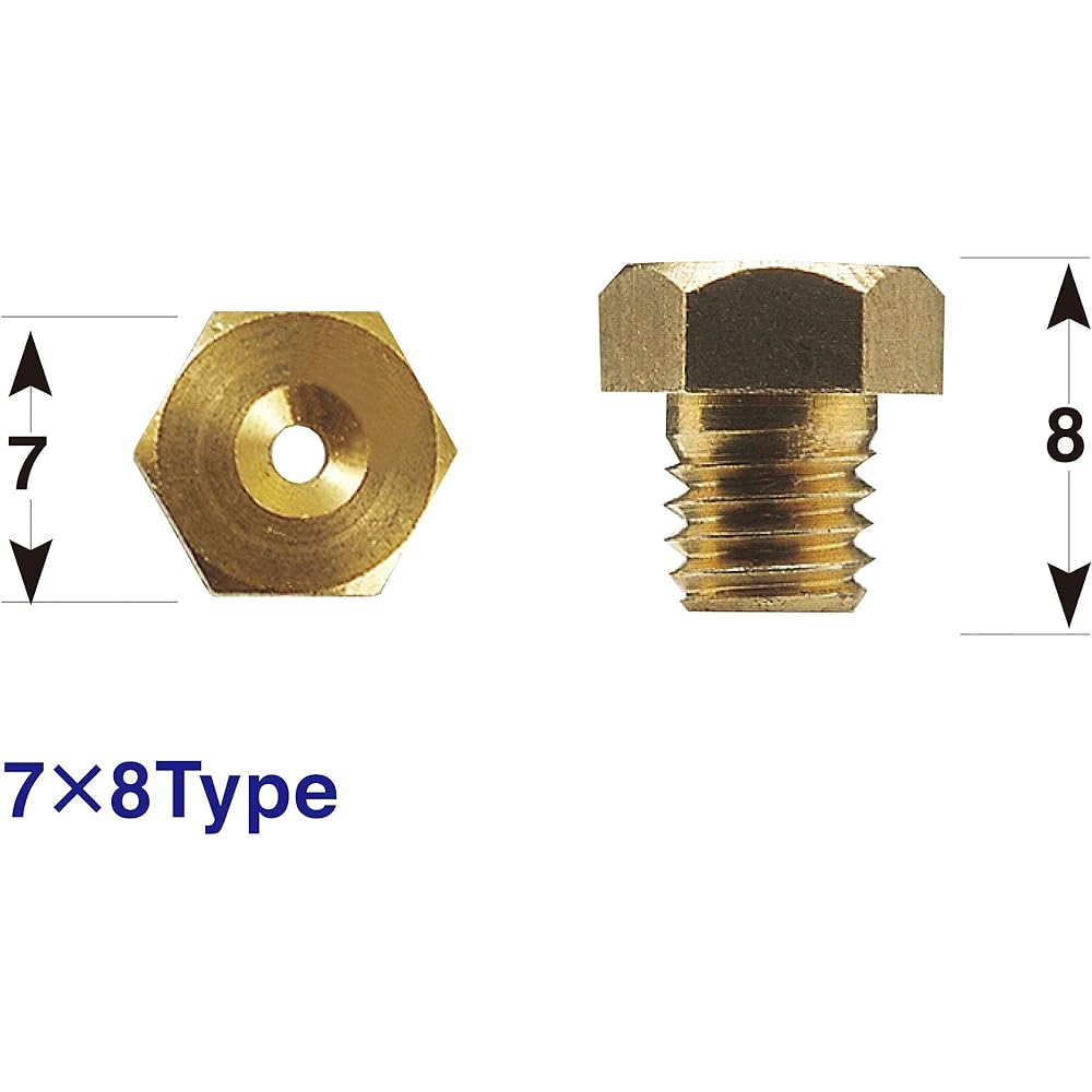 POSH Motorcycle Supplies Main Jet/Pilot Jet Set Oversized Main Jet/Pilot Jet Set Main (7X8) Pilot (28X5-B) 792004-10