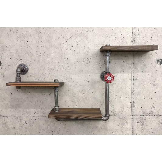 [WNJAPAN] Display shelf wall shelf industrial vintage fixtures cafe retro water pipe interior stylish 43