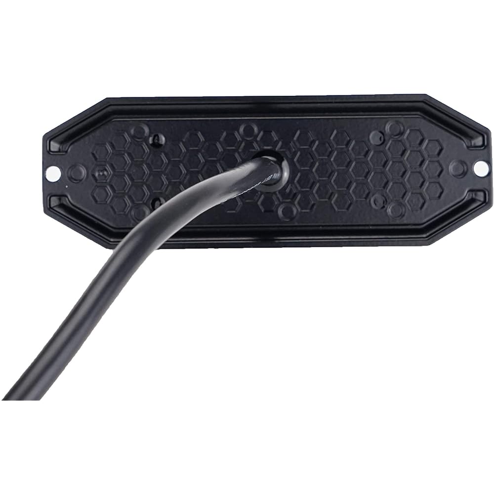 UNICORN Lighting UT01 Surface Mount Warning Emergency Strobe Grill Lighthead [SAE Class 1] [Dual Color]