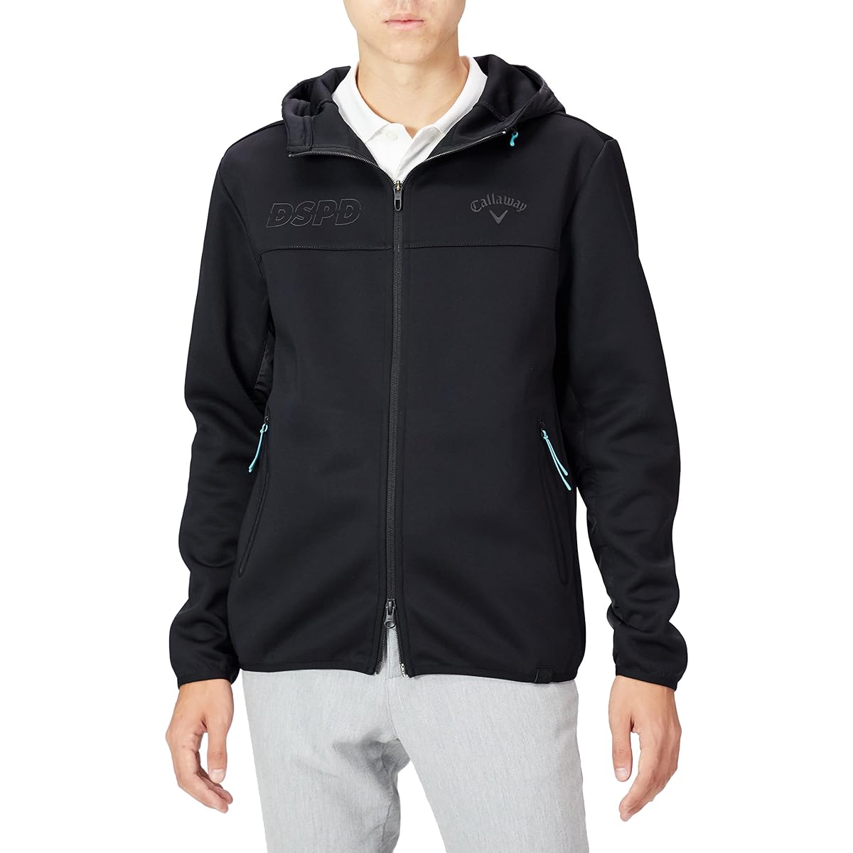 [Callaway] Men's Sweat Parka (Cardboard Knit Hood Stopper) / Golf / C22217100