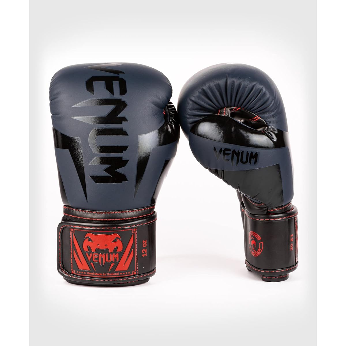 VENUM Boxing Gloves ELITE BOXING GLOVES Navy Blue x Black x Red VENUM-1392-575