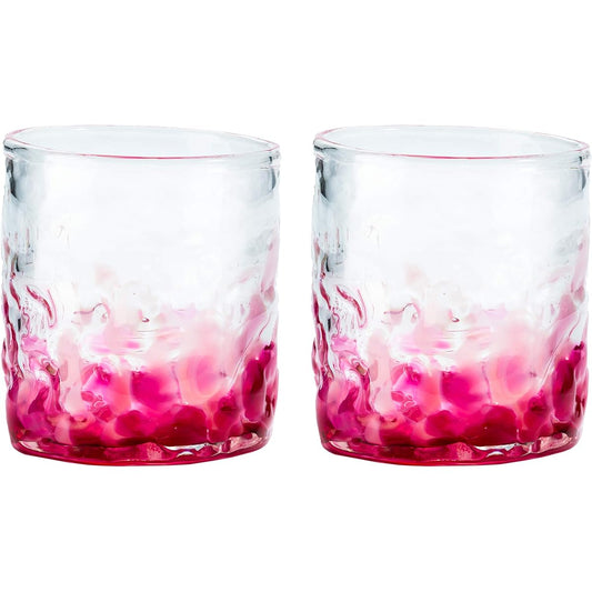 RGC Shochu Glass Sakura 7.5 x 8 Ryukyu Glass 2 pieces