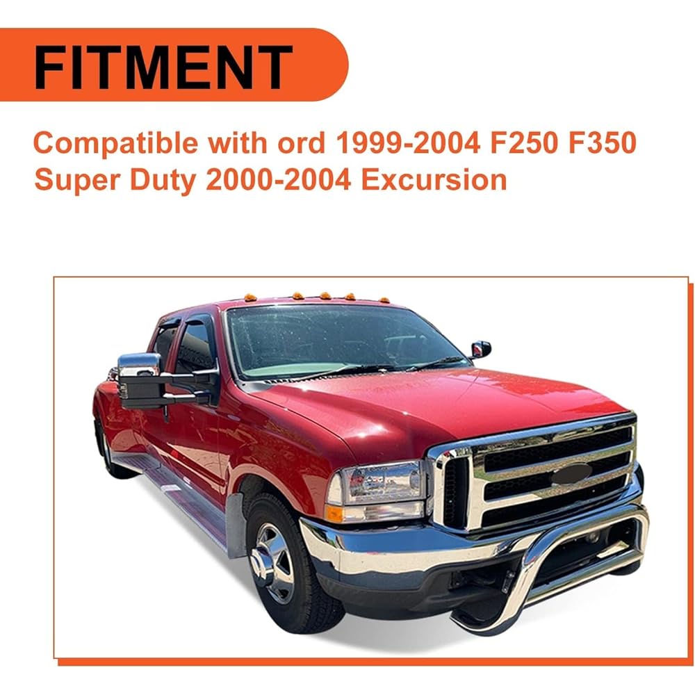 ECOTRIC Front Grill 2006 Style 1999-2004 F250 F350 F450 F550 SUPER DUTY 2000-2004 Exclsion New Grille Chrome