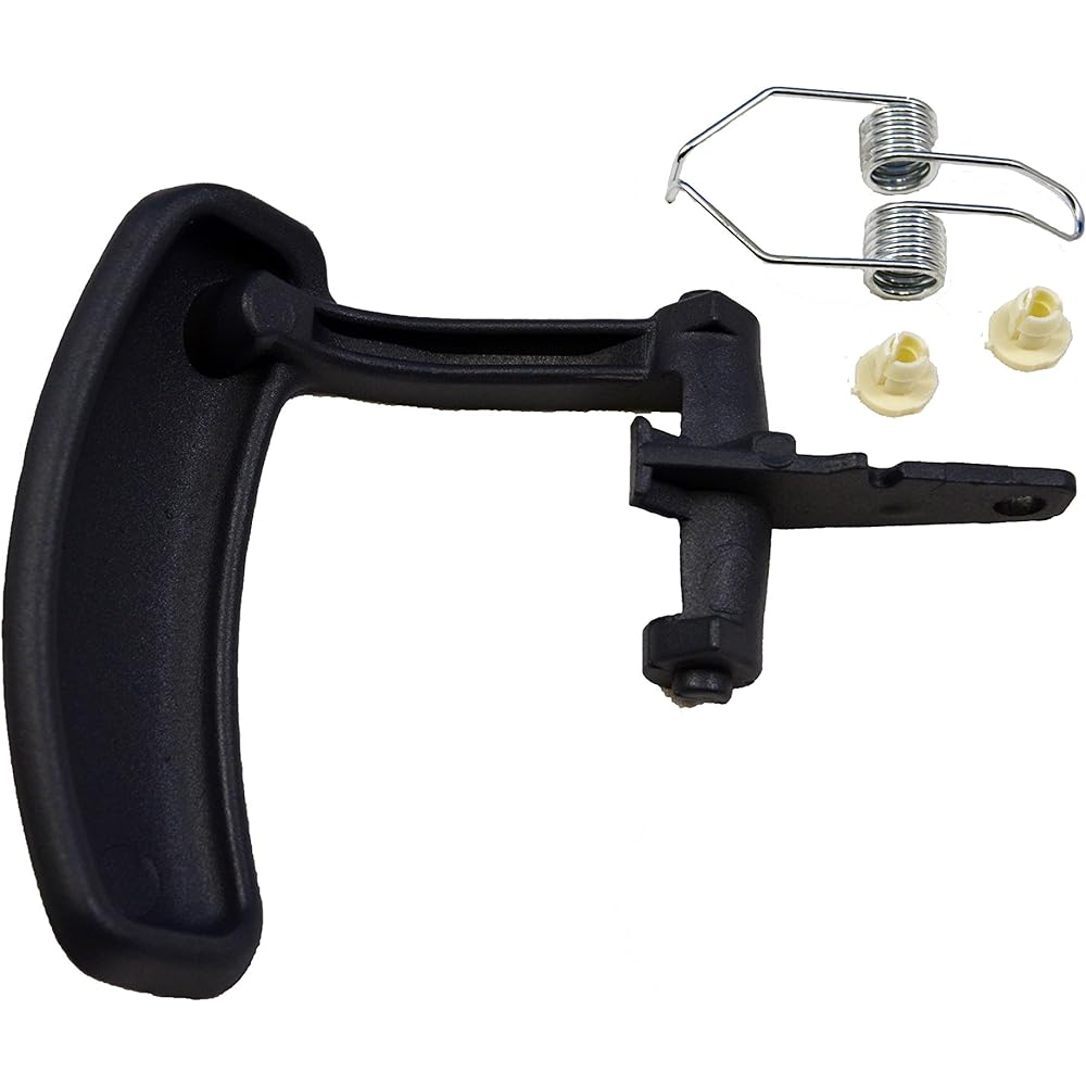 Pt Auto Warehouse GM -2576G -1RH -Inside Interior Interior A handle lever only, dark gray -passenger side side