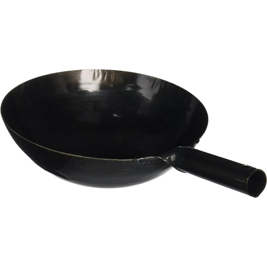 Yamada iron hammered Chinese one-handed pot 30cm (thickness 1.6mm)