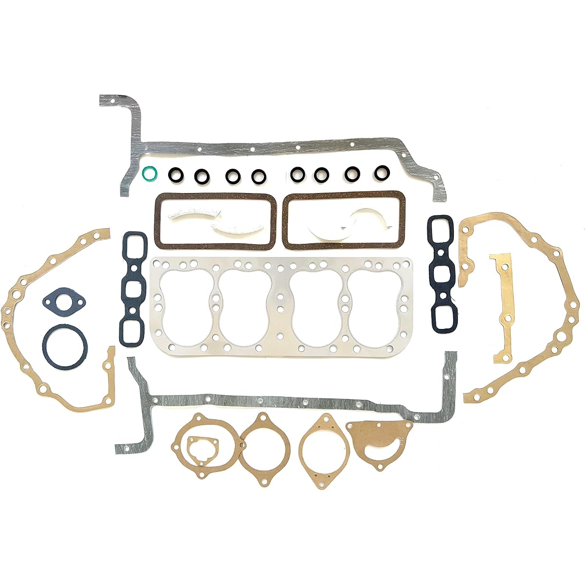 ARKO Tractor Parts Full Gusket Set Ford Tractor 2N 8N 9N Metal Head 8N6008M Engine Overhaul