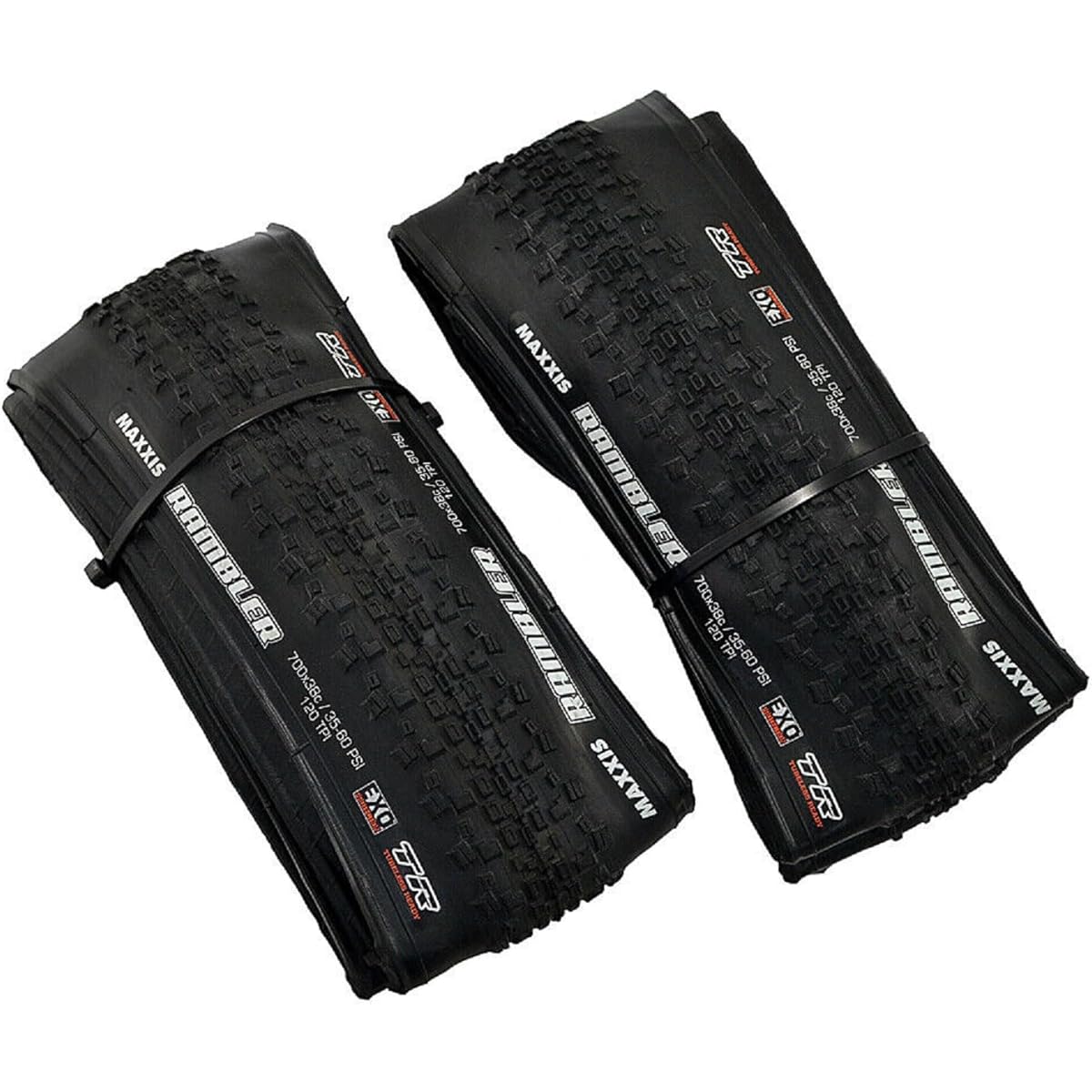 MAXXIS RAMBLER M2018RU Gravel-specific Tire Folding Tire TR EXO 700x38C, Black, 2 Tire, MX2132