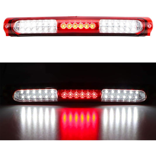 1997-2003 Ford F150/2004 Heritage LED Third Brake High Mount Lit Cargo Light Stop Lamp (Red)
