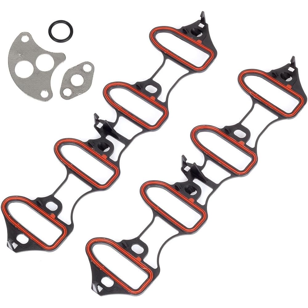 Intake Mani Hold Gasket MS92211 MS18007 MS4657 MS16340 // Hummer 5.3L 4.8L 2002-2003 ESCALADE 5.3L 2001-2003 Sierra 1500 HD 6.0L 2001-2001 02 Ucon 60L.