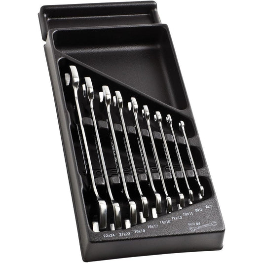 FACOM Open End Wrench Metric Size 9 Piece Set MOD.44-1