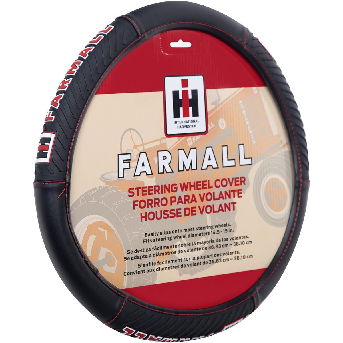 PLASTICOLOR 006715r01 Farmall International Harvester Steering Wheel Cover
