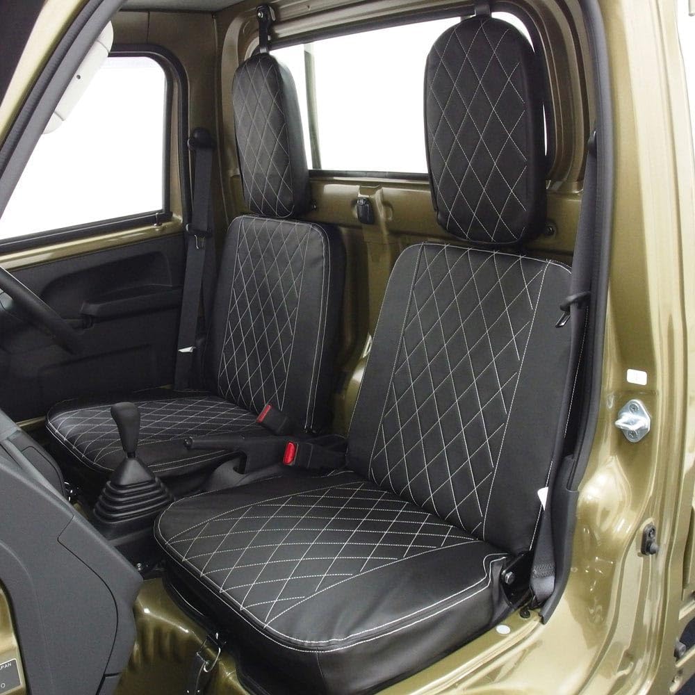 BONFORM Vehicle Specific Seat Cover Diamond Quilt Daihatsu Hijet 14 Black 4368-08BK