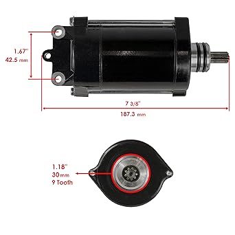 Caltric Starter Kawasaki 750 JH750 SS ZXI 1992-1997 Compatible with JETSKI