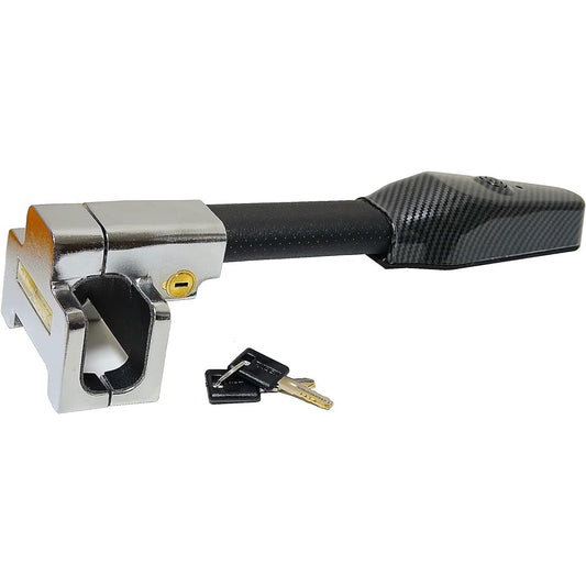 Felimoa High Performance Steering Wheel Lock Anti-Theft Car Anti-Theft LED Warning Light with Audio Alarm Function