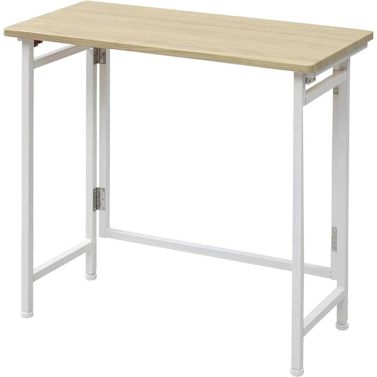 [Yamazen] Folding desk (mini) Width 72 x Depth 36 x Height 70 cm Compact with adjuster Scratch resistant Finished product Natural Maple/Ivory PST-7236 (NM/IV) Work from home