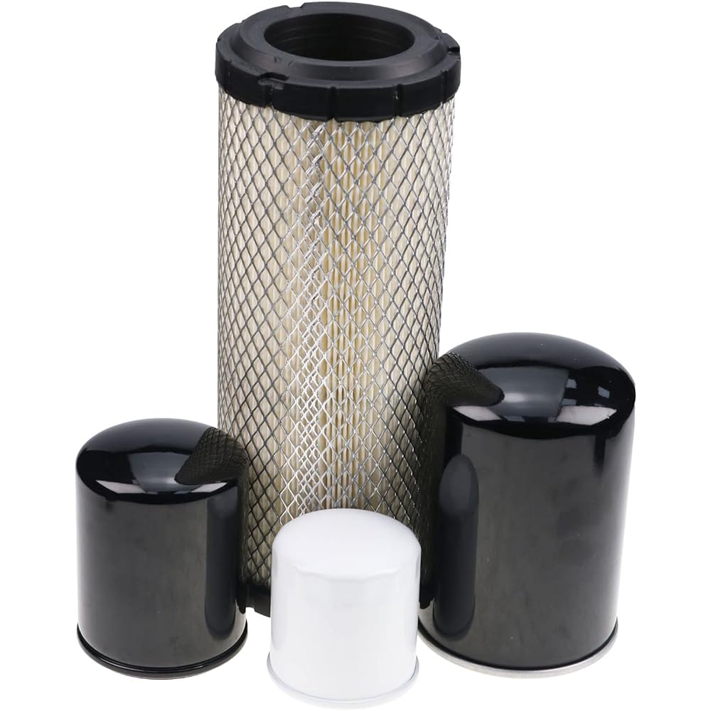 DVPARTS Filter Kit LVA21037 JOHN DEERE 3032E 3036E 3038E For Compact Utility Tractor