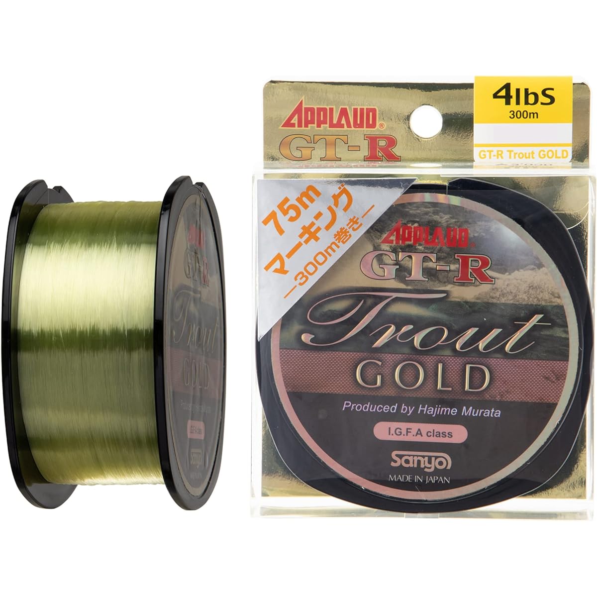 Sanyo Nylon Appload GT-R Trout Gold 300m Champagne Gold