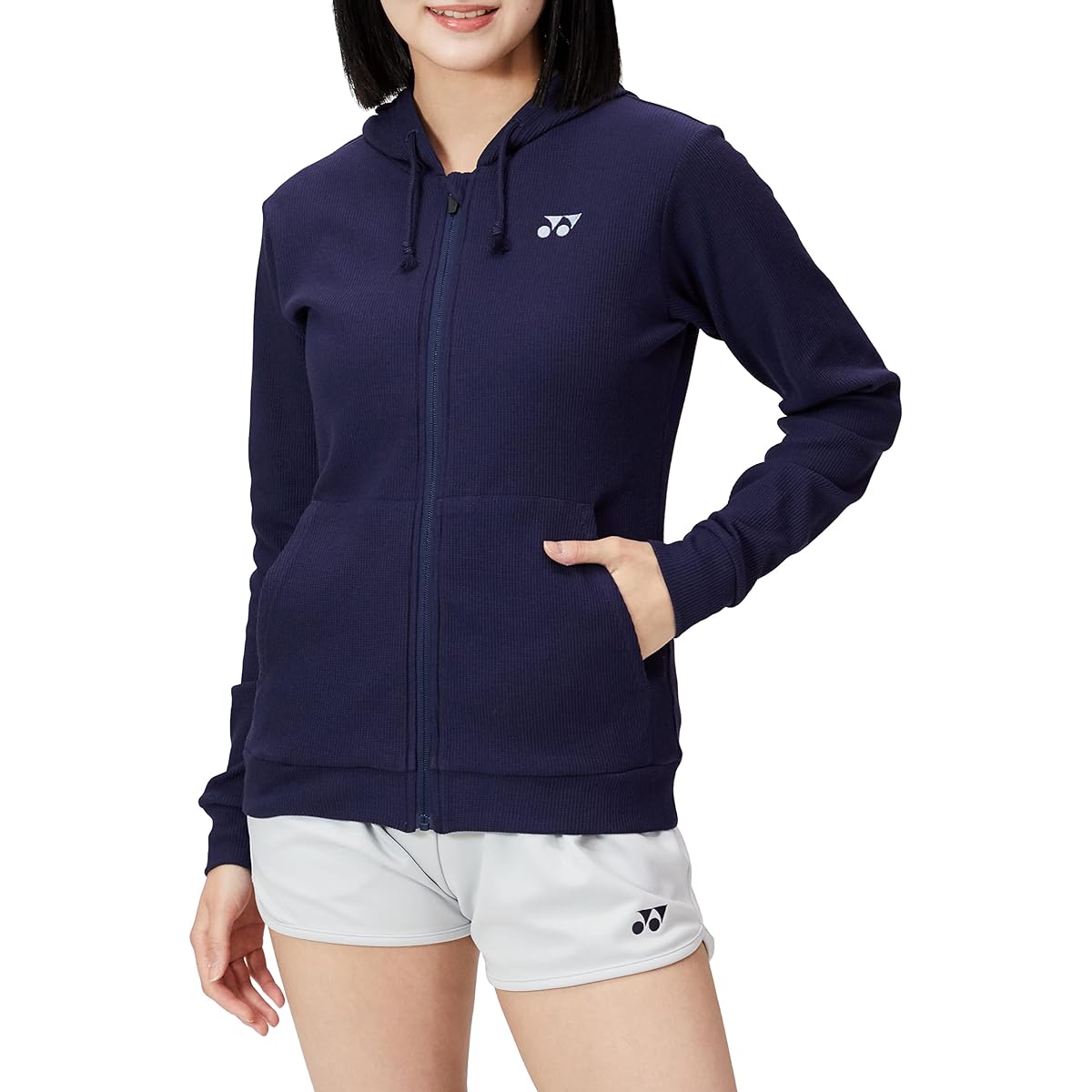 [YONEX] Women's Parka Knit Warm-up Parka 57070