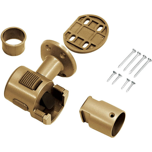 Matsuroku Handrail Component BAUHAUS Detachable Handrail Space Saving Bracket for Fusuma (For Left and Right Use) BF-30G Gold
