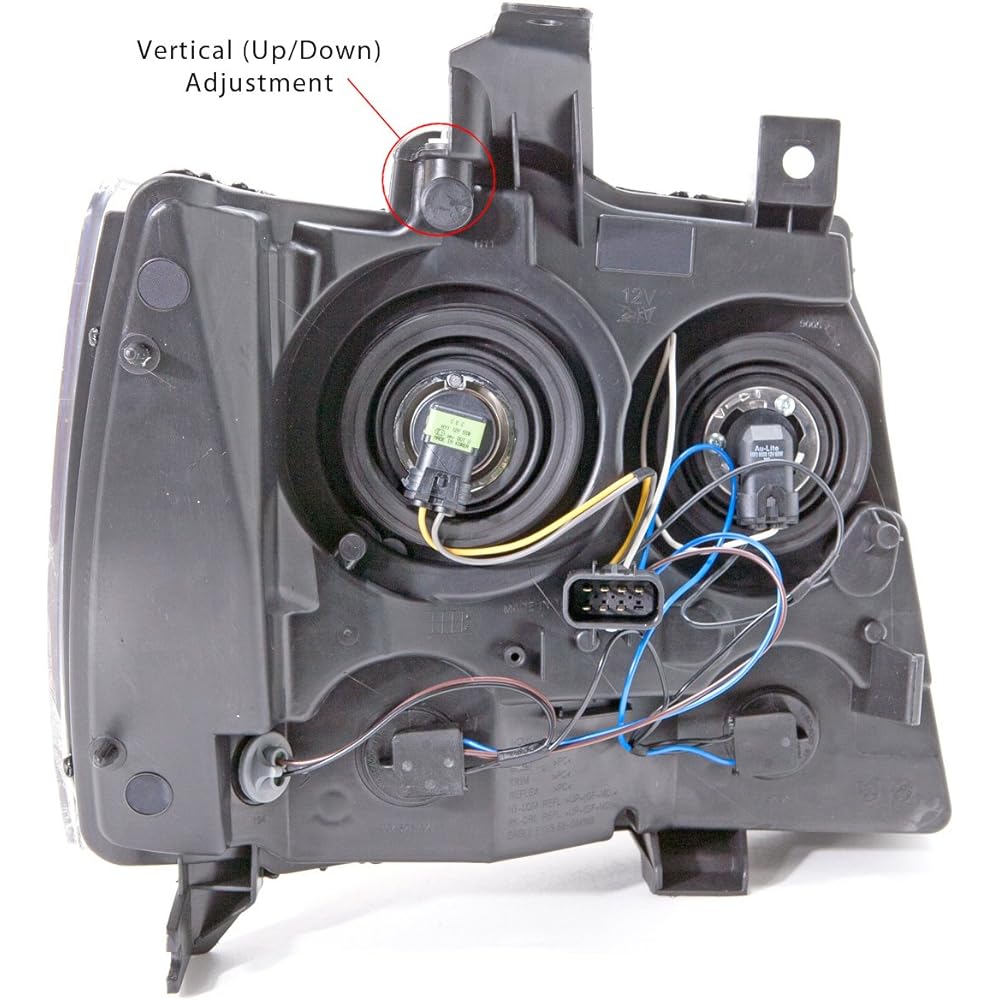 Perde Black Housing Halogen Headlight Chevois Avarantic Subarban 1500 2500 Taho Left Driver and Right Assistant Head Lamp