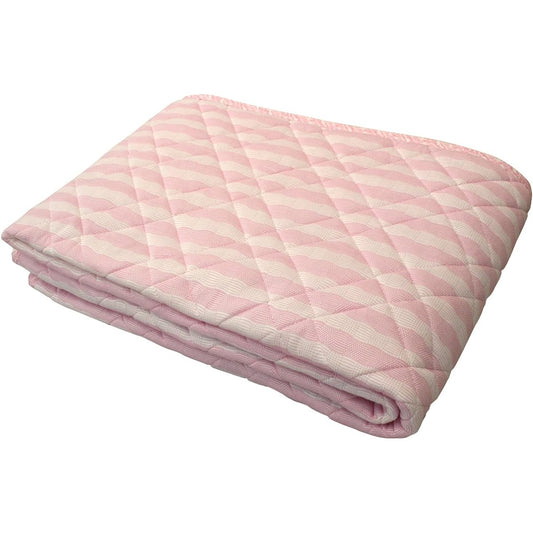 Romance Kosugi Mattress Pad, Pink, Semi-double, Ice Sleeping, Regular, Cool to the Touch, Deodorizing Cotton 1-3131-5613-8100