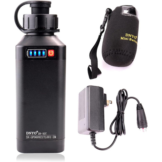 DNYO Compatible Super Lithium Battery for Daiwa Shimano Electric Reel with Power Remaining Function and LED SOS Light