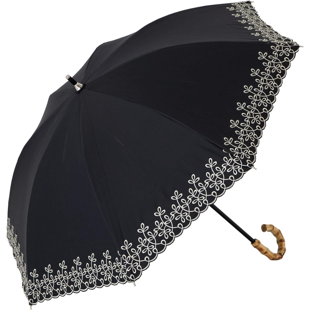 Parasol, UV protection, heat shielding, compact long umbrella, for both sun and rain, shading grade 1 laminate fabric, Cool Plus