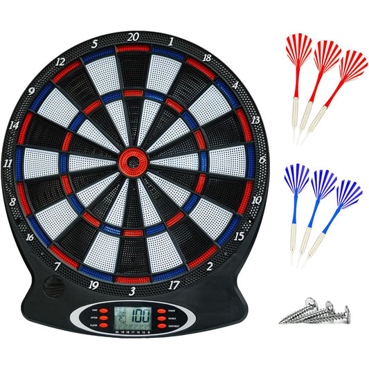 [D-CRAFT] Home electronic dart board with Japanese instruction manual KING Dart set included Renewal version with sound ON/OFF function Automatic score calculation For beginners/pre-intermediate players Automatic scoring Audio function Games/competitions