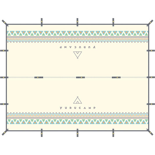 Yurucamp Waterproof Tarp 3m x 4m