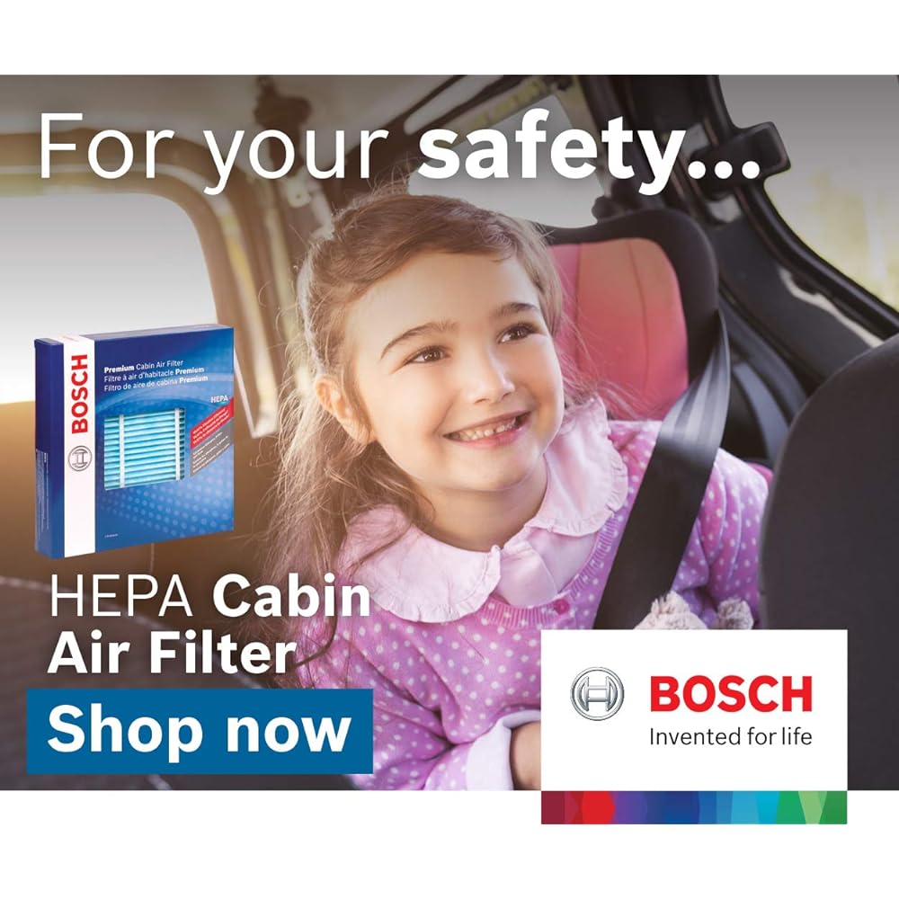 BOSCH 6064C HEPA Cabin Air Filter Select 1 piece (1 pack)