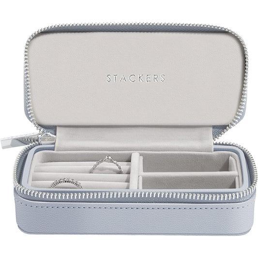 STACKERS LONDON Travel Jewelry Box Portable Accessory Case Carrying Size M (Lavender)