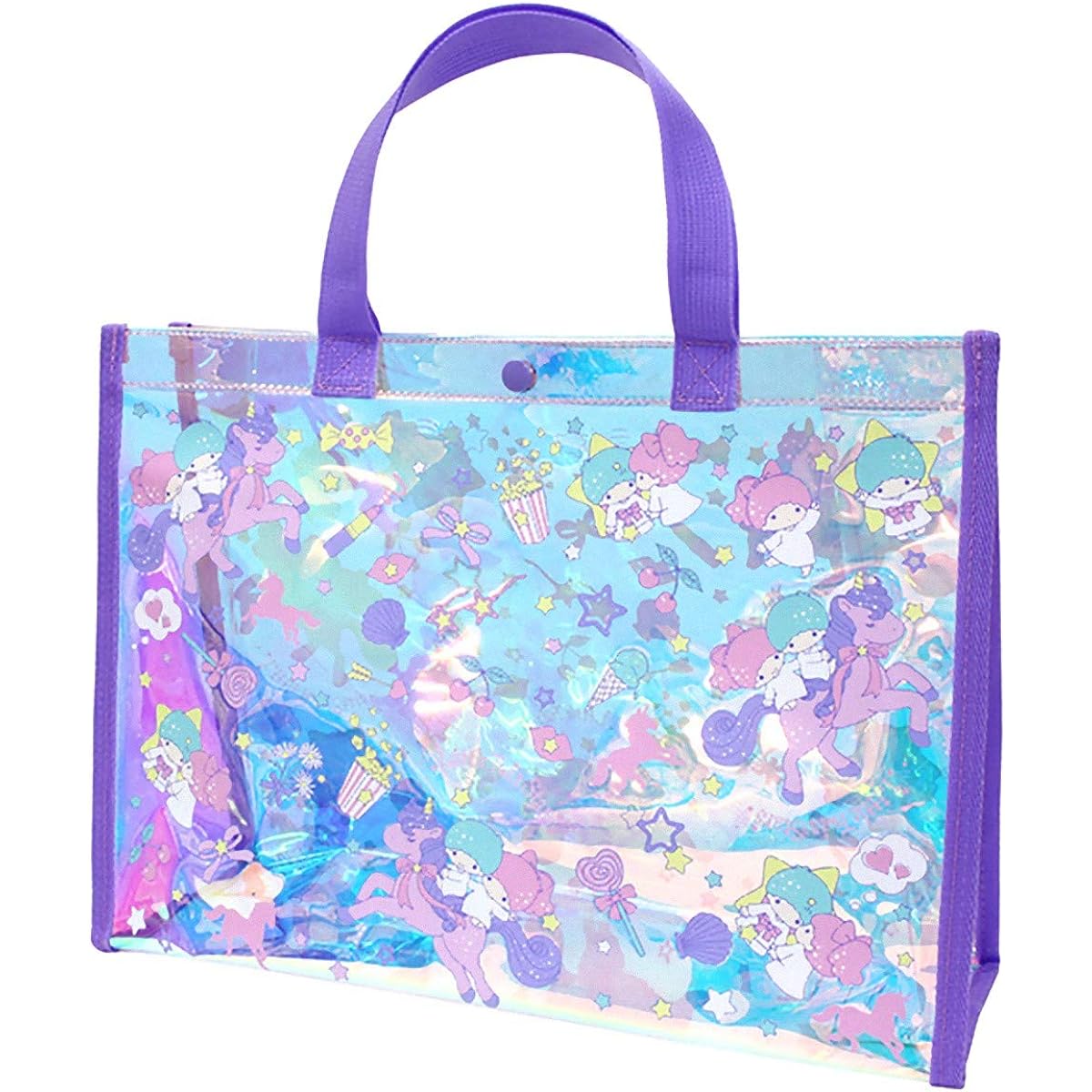 Takanami Create Sewing Tote Bag [Pool Bag/Beach Bag/Swimsuit Bag] Little Twin Stars 089721 Approx. H270 x W360 x D130mm