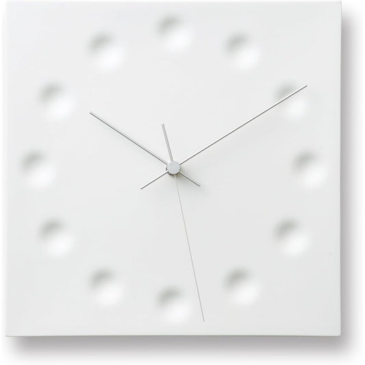 Lemnos Wall Clock Analog Porcelain White Drops Draw the Existence Drops draw the existance KC03-23 Lemons w255×h255×d38mm