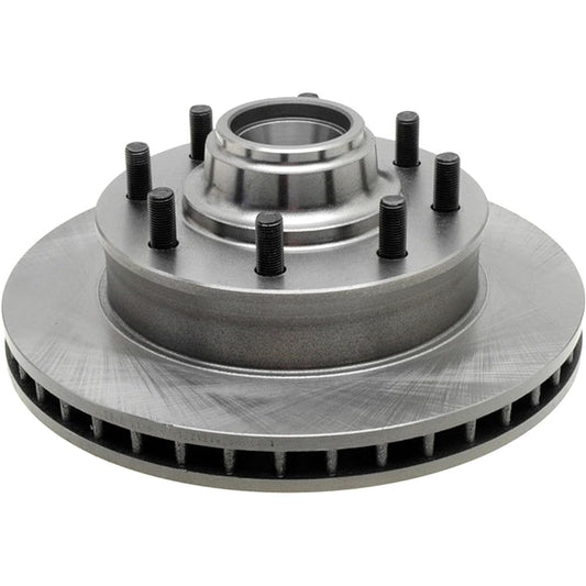 ACDelco 18A507A Advantage Non-Coated Front Disc Brake Rotor and Hub Assembly