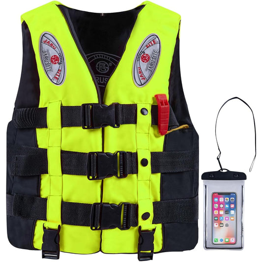 Goture Life Jacket, Fishing Vest, Fishing Jacket Vest, Fishing Vest, Life Jacket, Adult, Unisex, Floating Vest, Life Vest, Snorkeling, Multifunctional Pocket, For Camping, Fishing, Boating, Swimming, Climbing, Working, Photography