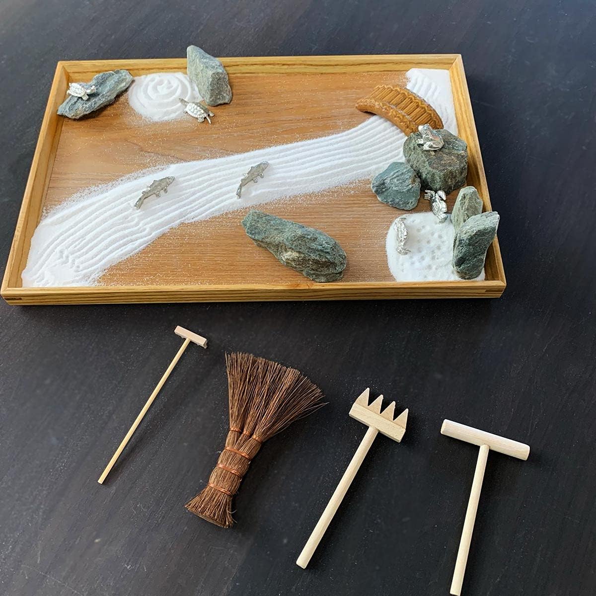 Create a beautiful valley with clear streams using Karesansui [Karesansui Kit (River)]