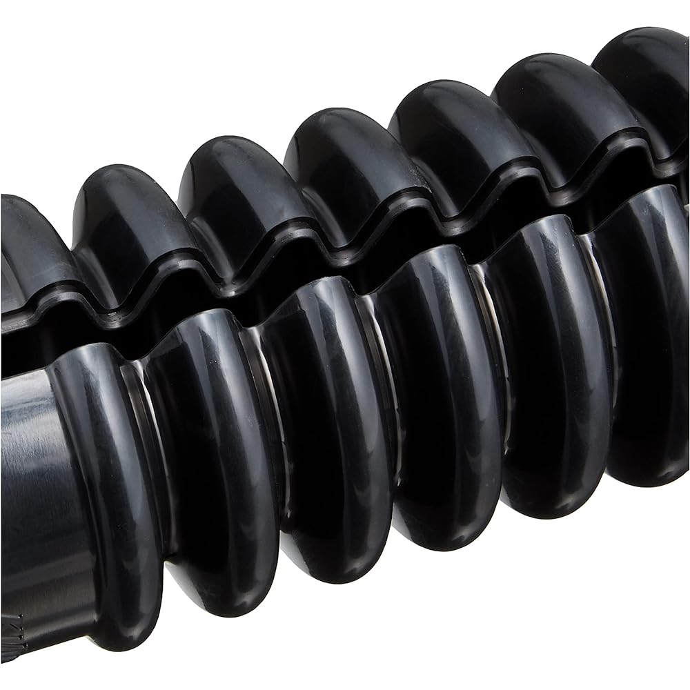 Kijima Motorcycle Bike Parts Front Fork Boots Easy-on 250mm Upper 41φ/Lower 68φ Softail ('84-'14) Black HD-03221