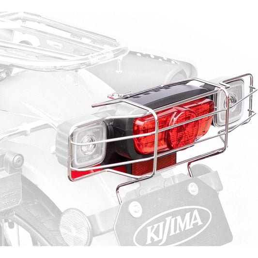 Kijima Motorcycle Tail Lamp Guard Stone Guard Steel Plated Finish CT125 Hunter Cub (JA55/JA65) 203-1411