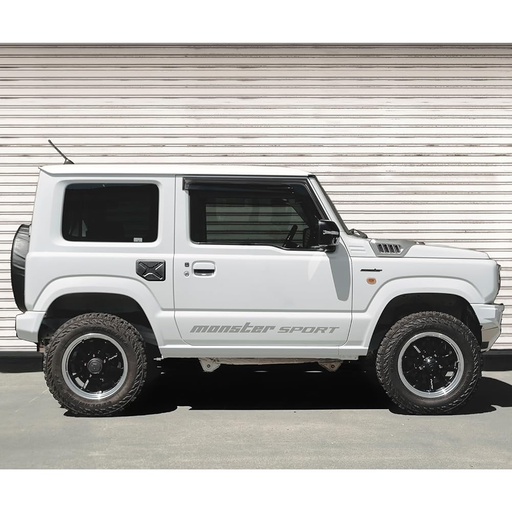 MONSTER SPORT TOUGH Fuel Lid Cover Carbon Pattern Jimny [JB64W]/Jimny Sierra [JB74W]