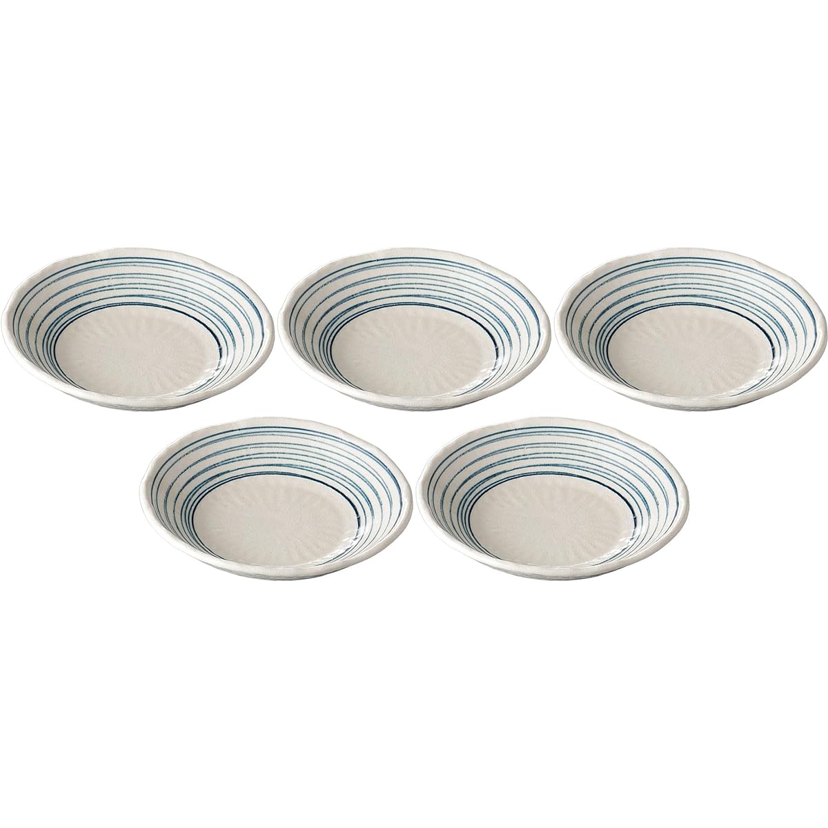 5 セット Aoi Uzumaki 5.5 flat bowls [18.3×3.7cm] 【Payment】
