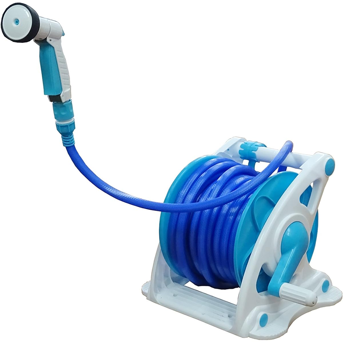Asaka Industries Torsion-resistant hose and reel set 20m