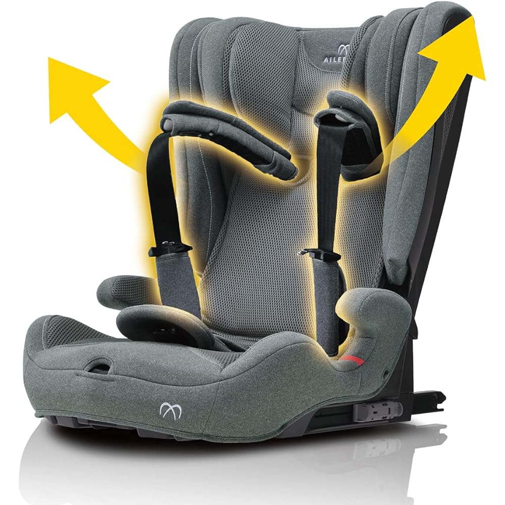 Alebebe Child Seat CF531 ISOFIX Fixed Papat 2 Premium Natural Gray Jumping Harness for use from 1 year old