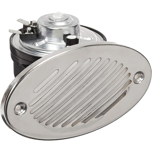5190512 12V Hidden Flash Mount Marine Boat Horn 316 Stainless Steel