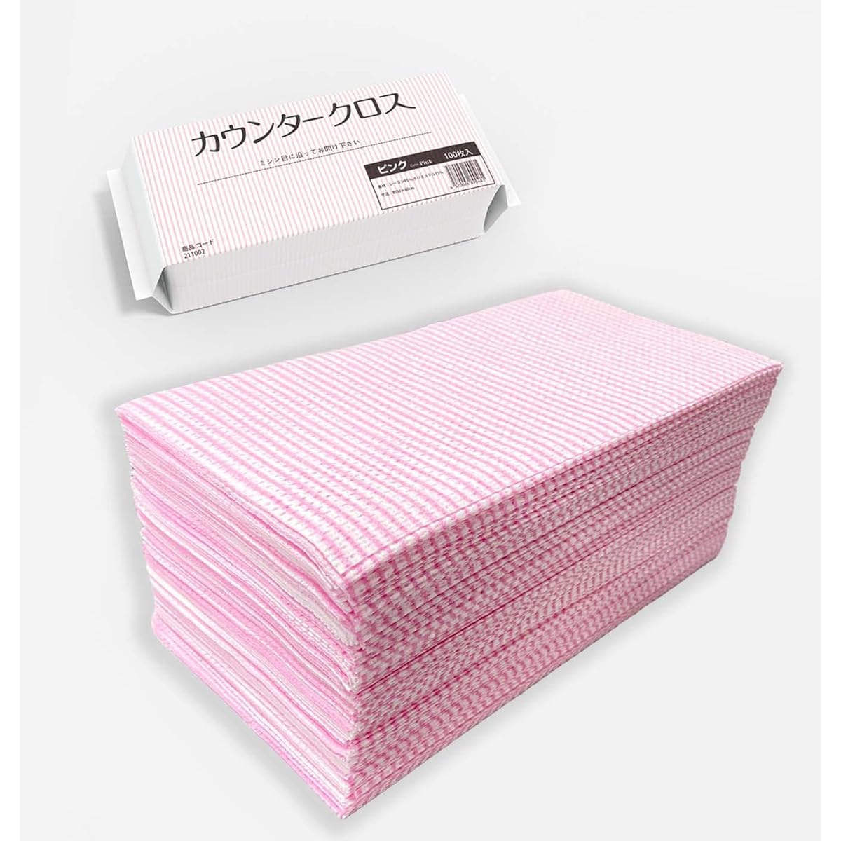 Counter Cloth 800 Pieces 30x60cm Pink Disposable Non-woven Dish Towel Reusable Commercial Table Duster (Pink 800 Pieces)