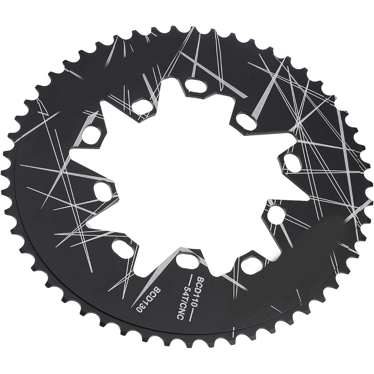 Hoseten 110/130 BCD Chainring, Antioxidant High Strength Bicycle Oval Chainring, For Folding Bicycle Road Bike 7 8 910 Speed