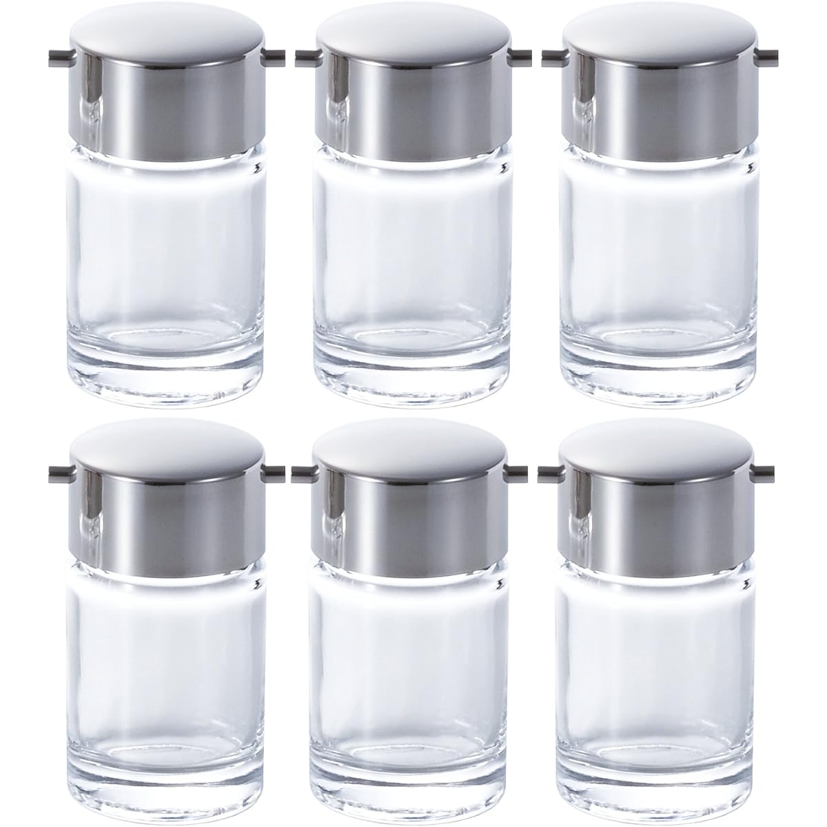 Adelia Seasoning Container Round 70ml Round Chili Oil Container Set of 6 Made in Japan F-49294