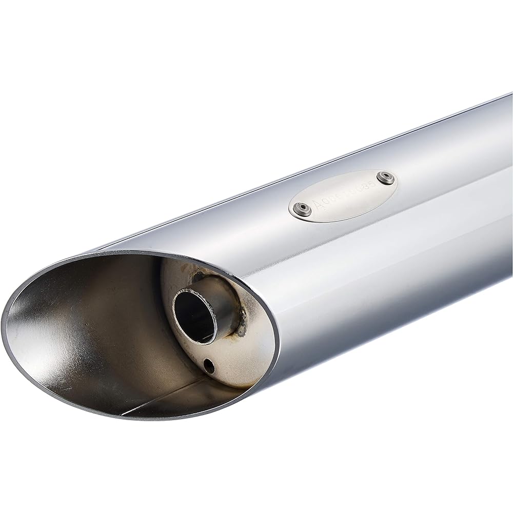 KITACO Slash Cut Muffler Jazz Steel Chrome Plated Finish 103-54-1080-20
