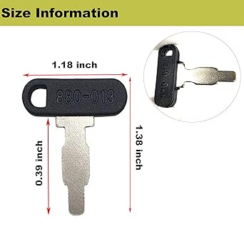 5 Pack 35111-880-013 Ignition Key